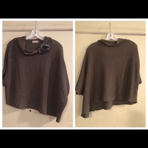 Brunello Cucinelli Cotton Cropped Sweater Sz M.
